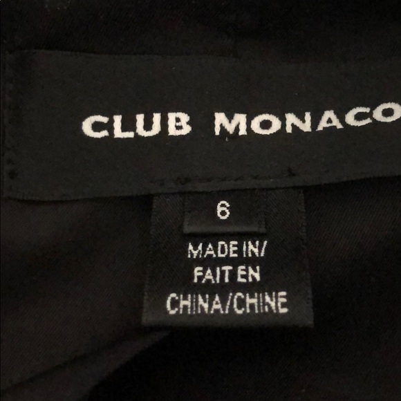 Club Monaco black tuxedo blazer; size 6 - Picture 6 of 8